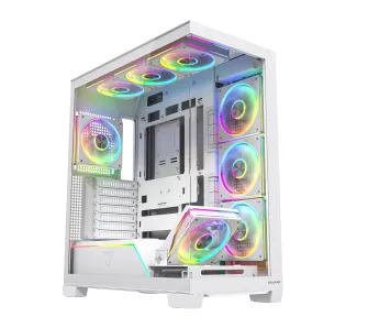 Obudowa MODECOM Volcano Stellar Plus 8F ARGB Biały