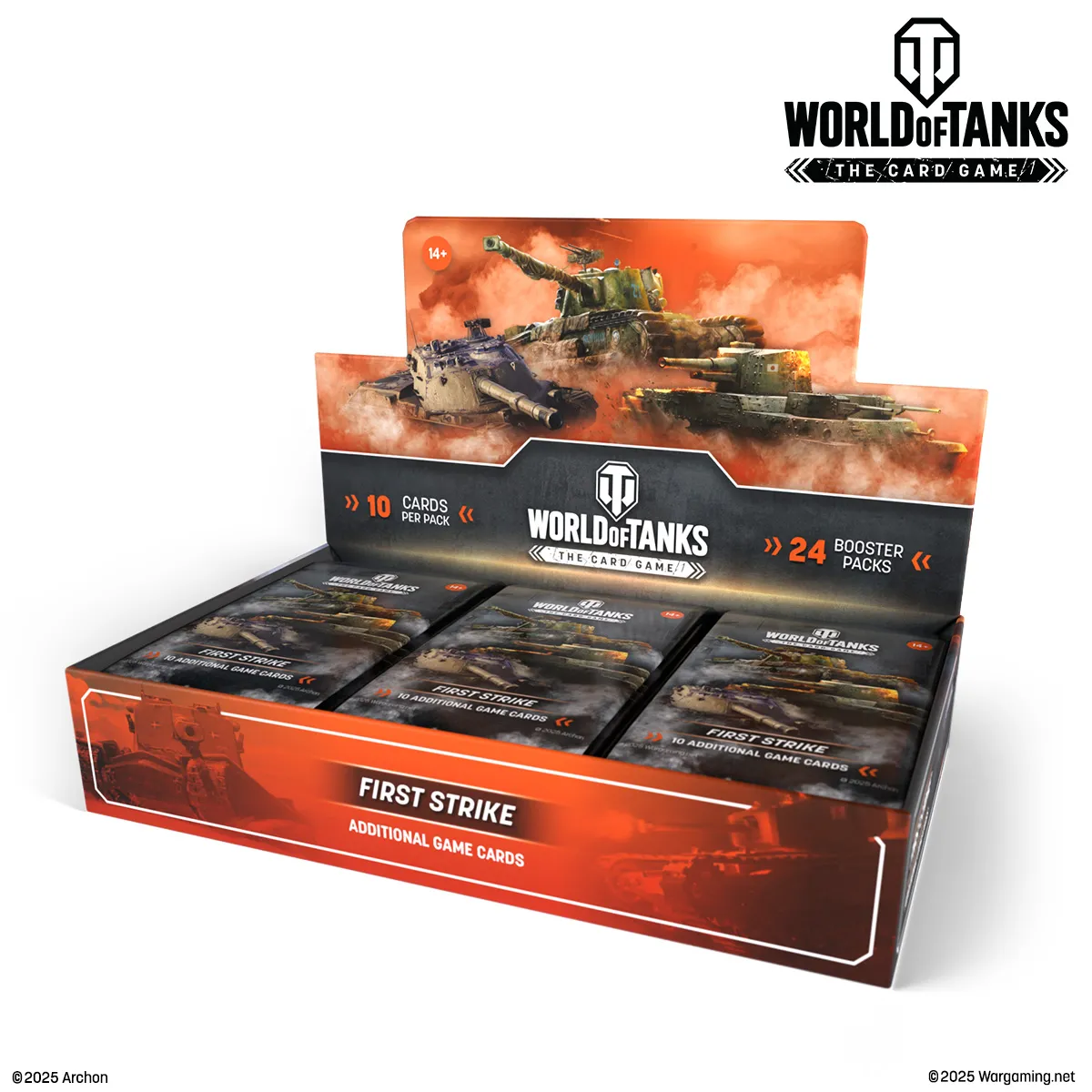 Rozszerzenie do gry World of Tanks: The Card Game Booster Display First Strike