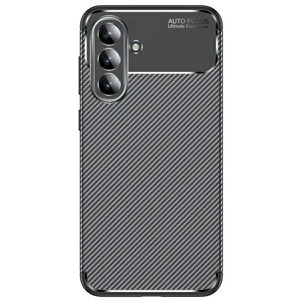 Etui Beline Carbon Armor Samsung A56 5G Czarny