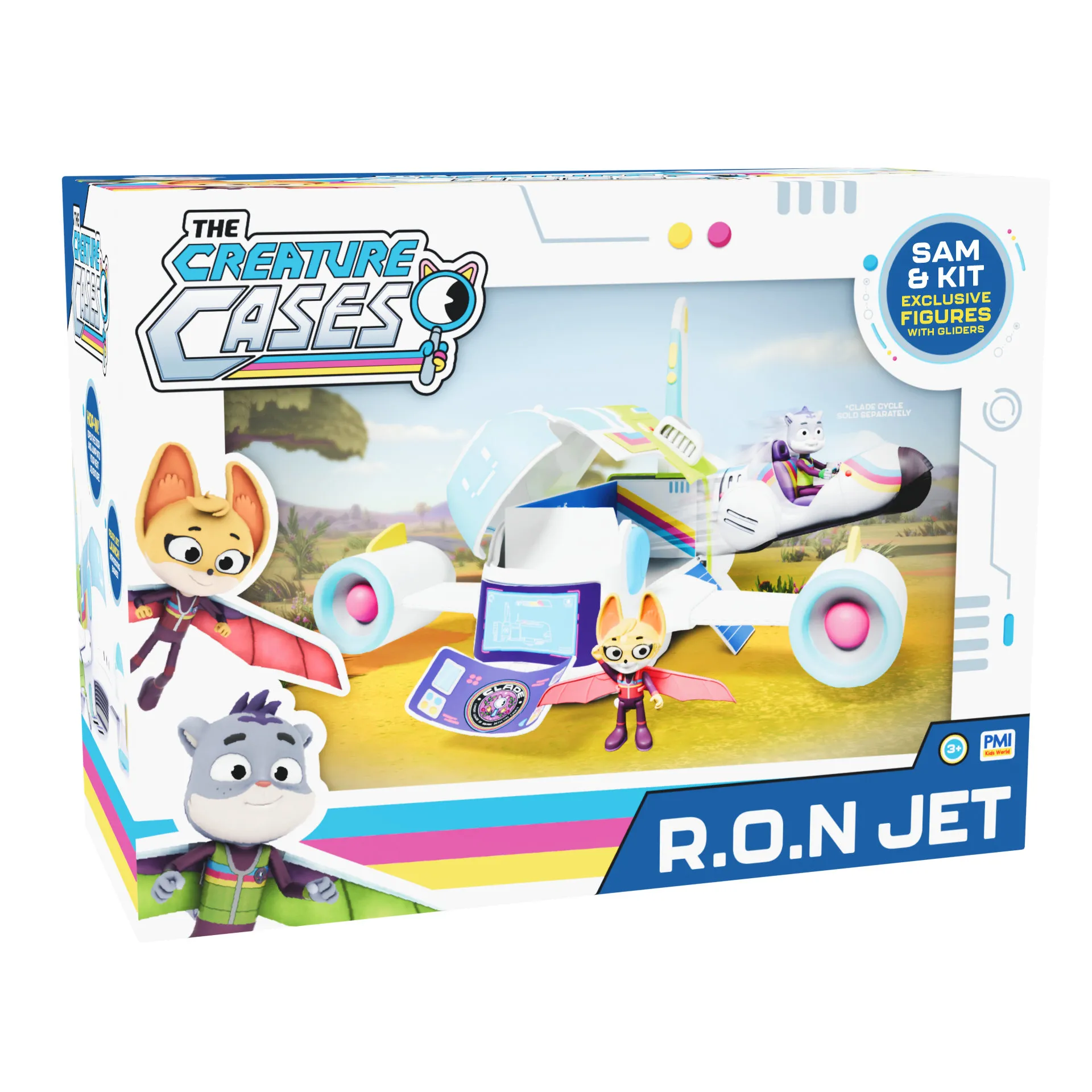 Figurka PMI Kids World The Creature Cases R.O.N. Jet Playset