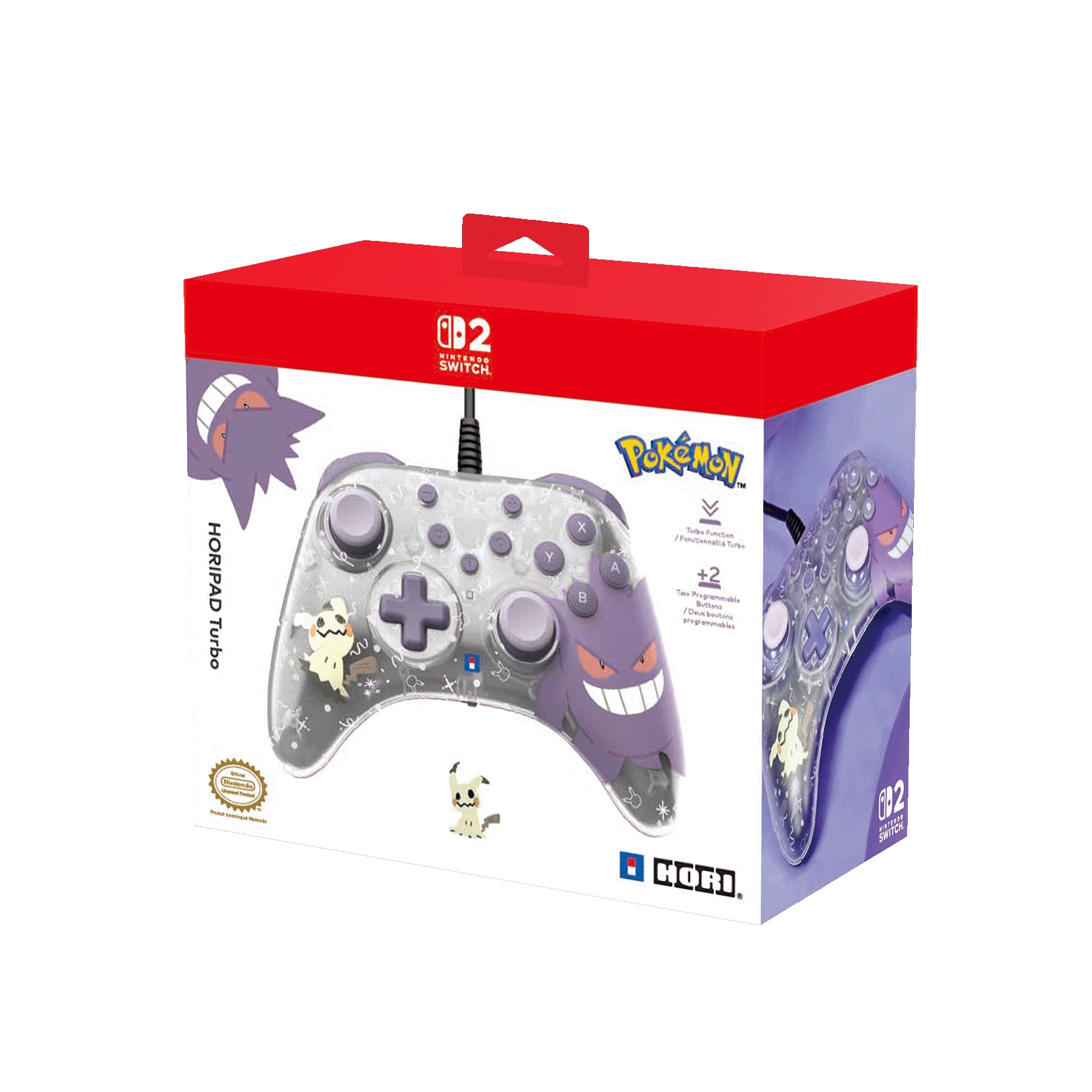 фото Геймпад Hori Horipad Turbo Gengar & Mimikyu (NSX-090E) 1