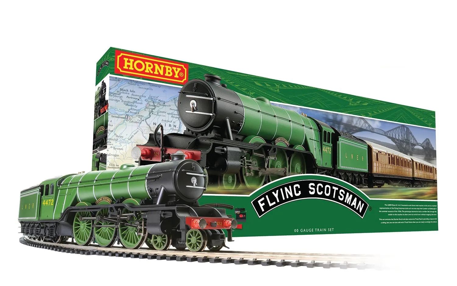 Pociąg Hornby R1255M Flying Scotsman Train Set