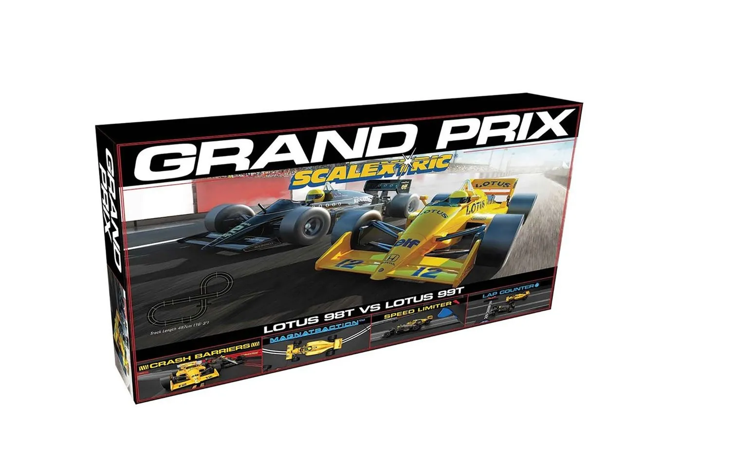 Tor wyścigowy Scalextric Retro 1980s Grand Prix