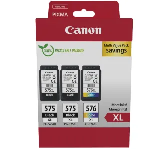 Zestaw tuszów Canon 2 x PG-575XL/CL-576XL 2x Czarny + Kolor 42,6ml