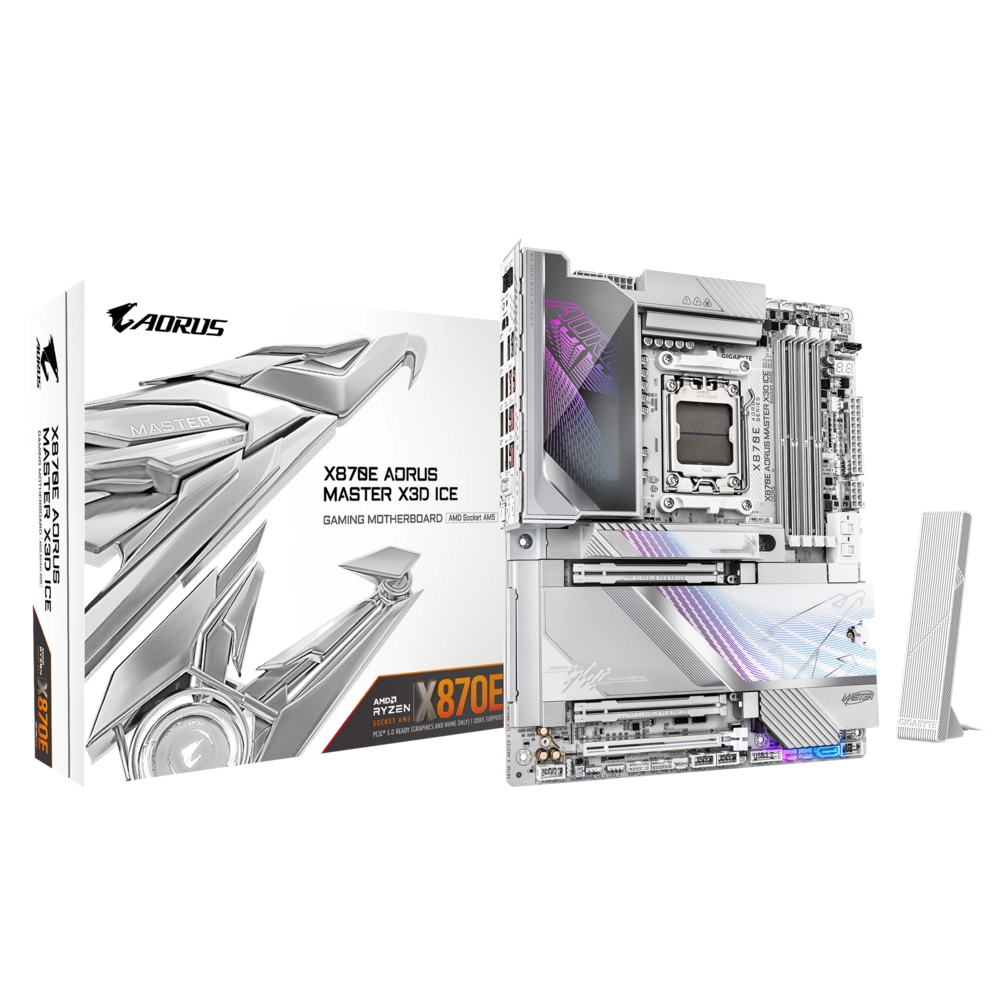 Płyta główna Gigabyte X870E AORUS MASTER X3D ICE