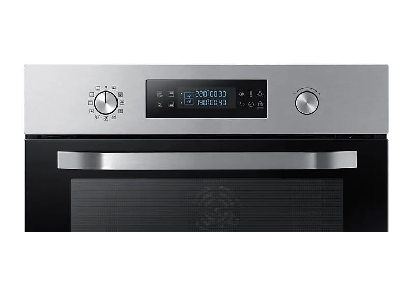 Piekarnik elektryczny Samsung Dual Cook NV66M3531BS Termoobieg Srebrno-czarny