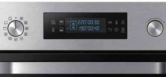 Piekarnik elektryczny Samsung Dual Cook NV66M3531BS Termoobieg Srebrno-czarny