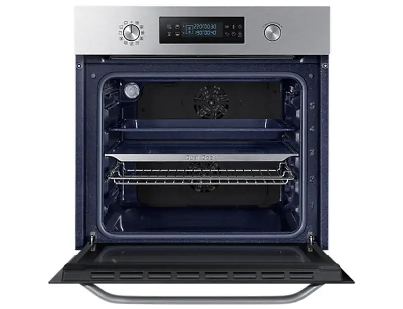 Piekarnik elektryczny Samsung Dual Cook NV66M3531BS Termoobieg Srebrno-czarny