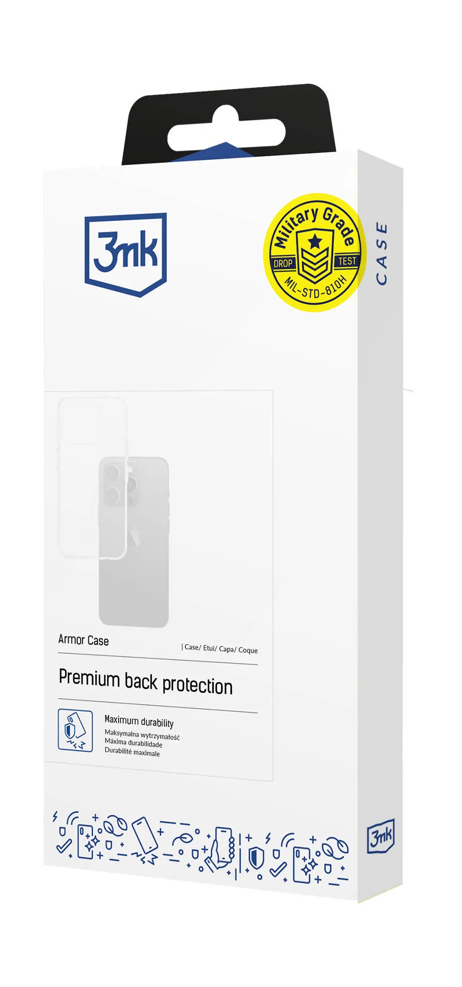 Etui 3mk Armor Case do Redmi Note 15 Pro+ 5G Przezroczysty