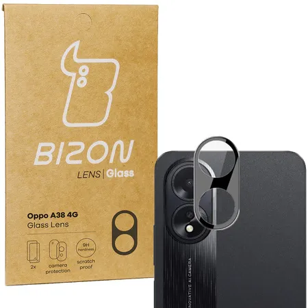 Szkło ochronne Bizon na aparat Silk Lens do OPPO A38 4G