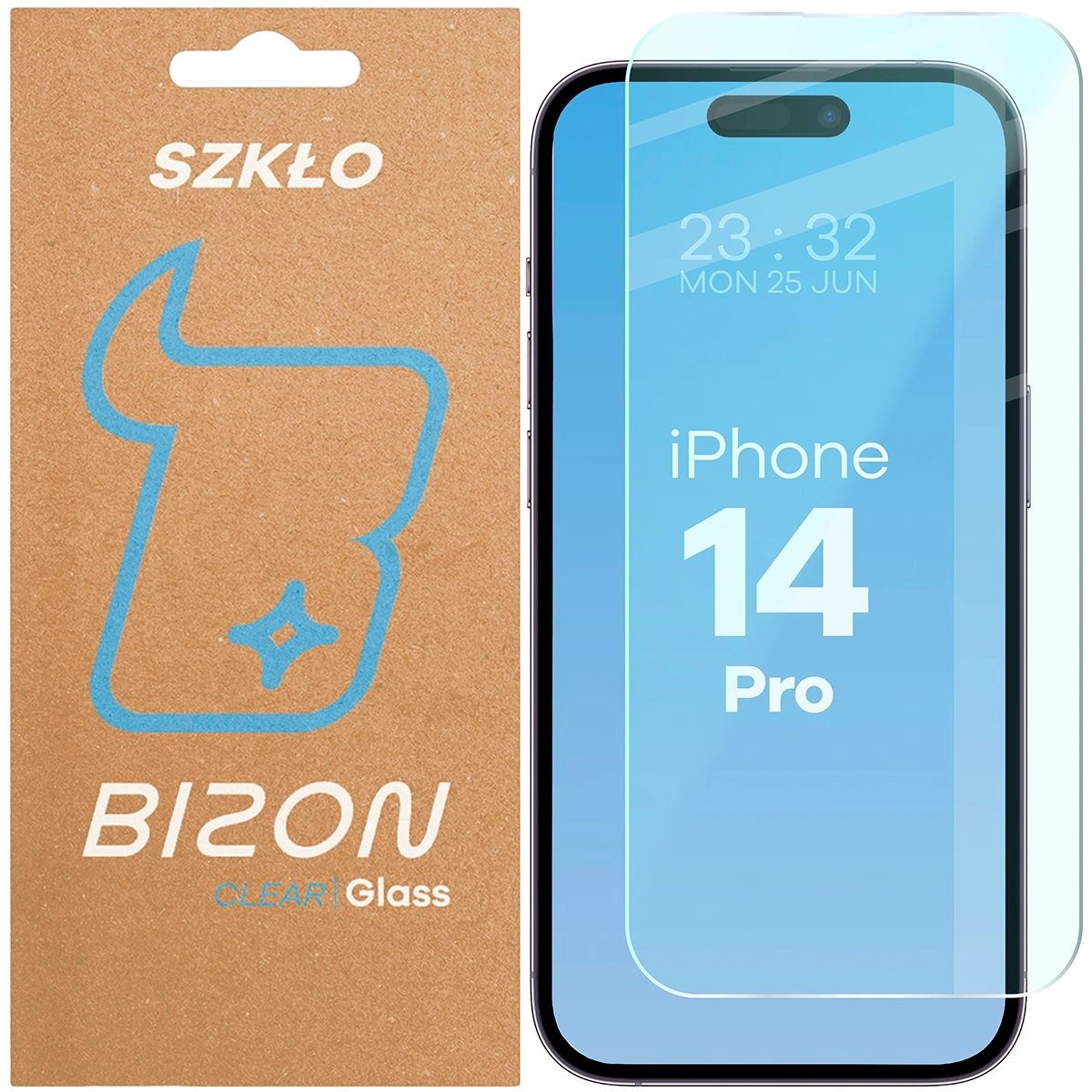 Szkło hartowane Bizon Clear 2 do iPhone 14 Pro