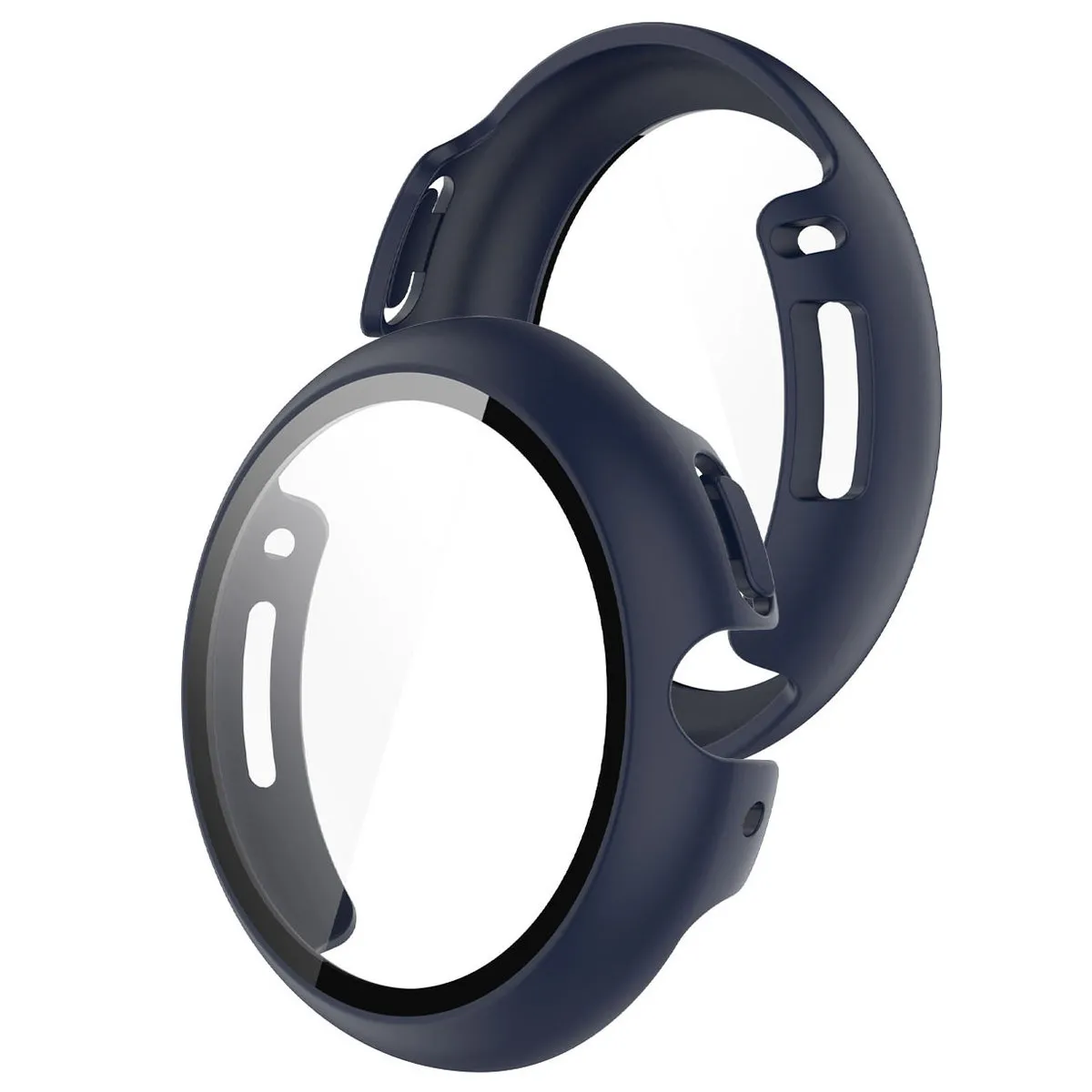 Etui Bizon Case Watch Adamo do Garmin Venu 4 41mm Matowy granatowy