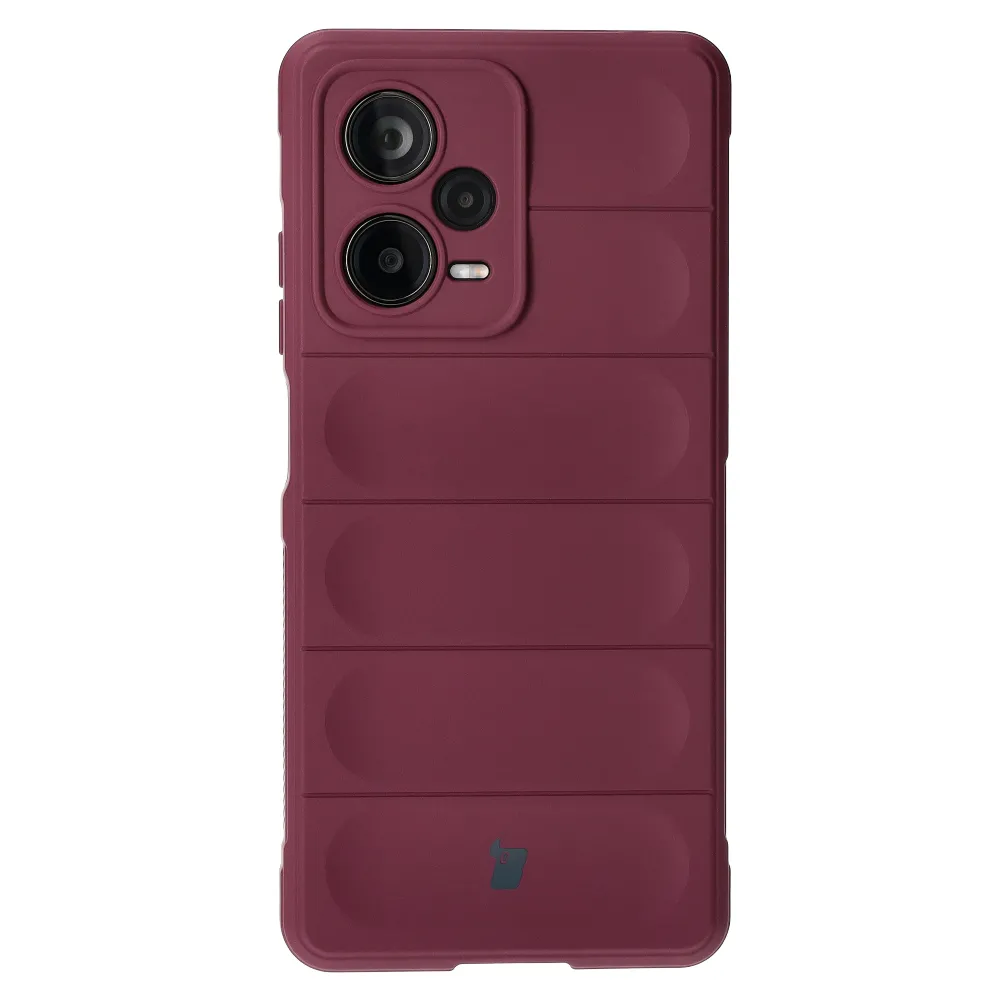 Etui Bizon Tur do Xiaomi Redmi Note 12 Pro+ 5G Burgundowy