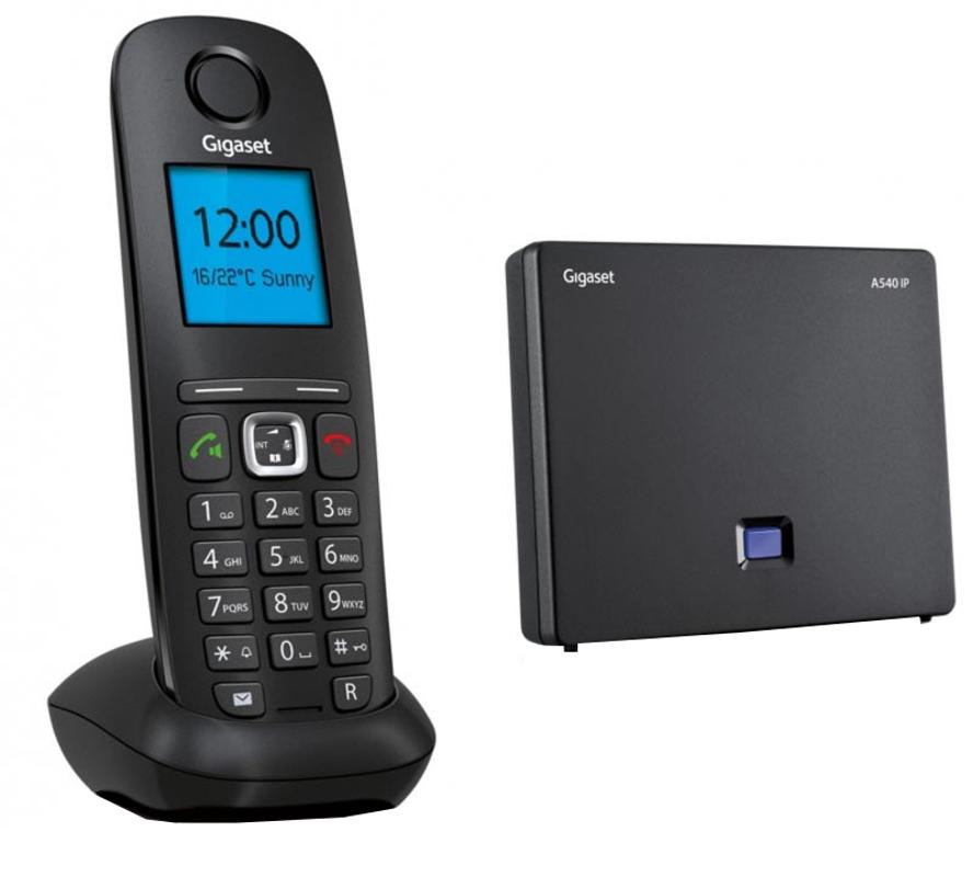 Telefon Gigaset A540IP (czarny)