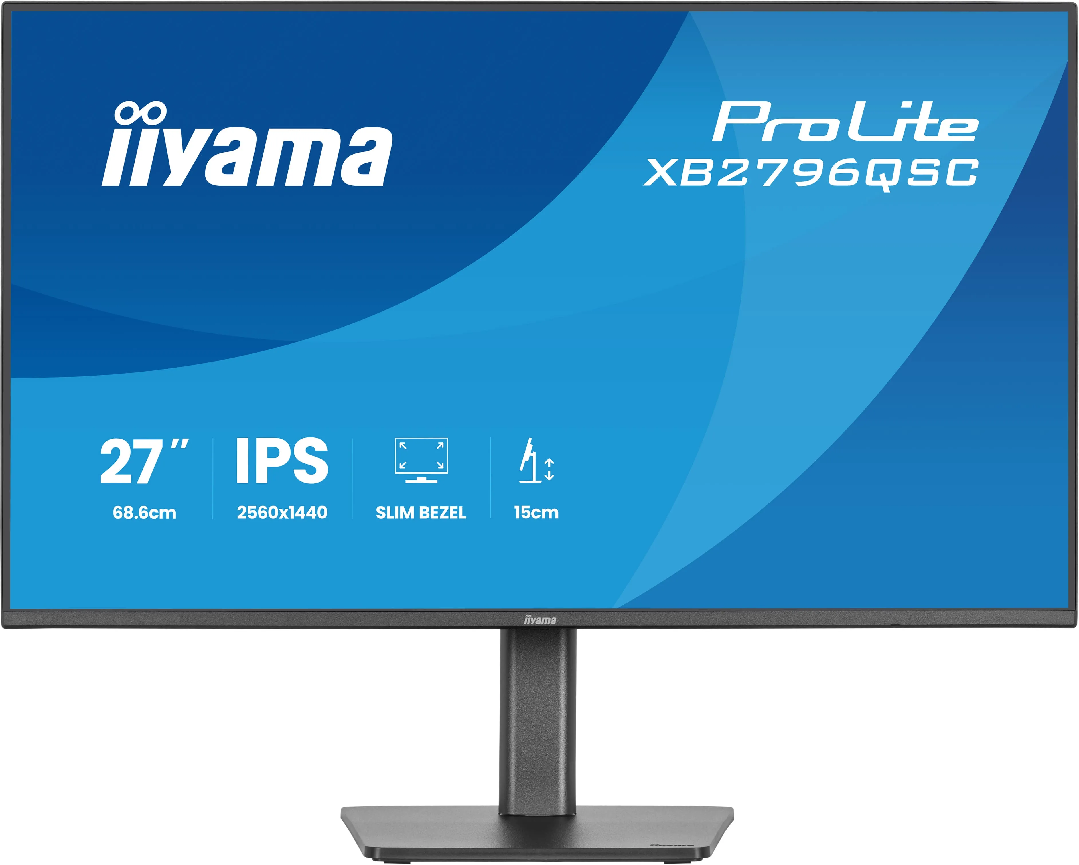 Monitor iiyama ProLite XB2796QSC-B1 27" 2K IPS 75Hz 4ms