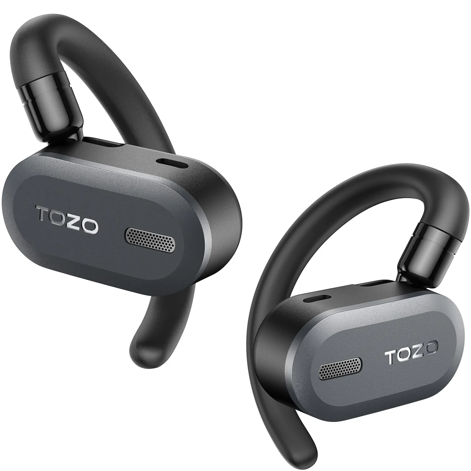 Słuchawki bezprzewodowe Tozo OpenBuds Douszne Bluetooth 5.3 Czarny