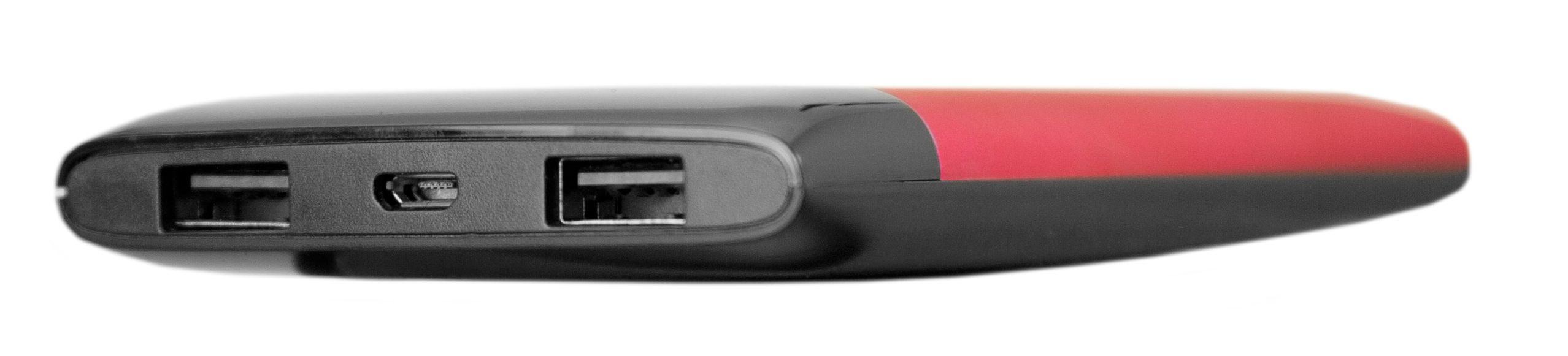 Powerbank e5 RE02529 10000 mAh (czerwony)