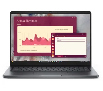 Laptop biznesowy Dell Pro 14 PC14250 14" Core 5 220U 16GB RAM 512GB Dysk SSD Win11 Pro Czarny Funkcje AI