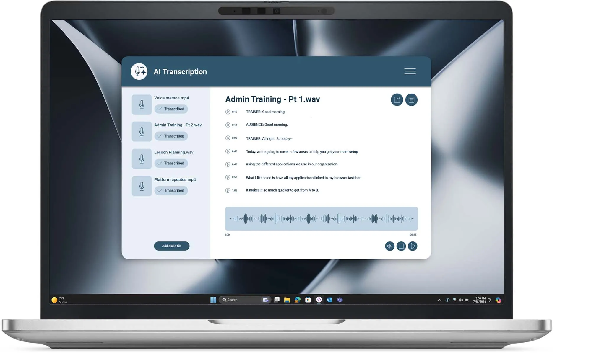 Laptop biznesowy Dell Pro 13 Plus PB13255 13,3" Ryzen AI 5 Pro 340 32GB RAM 1TB Dysk SSD Win11 Pro Srebrny Funkcje AI