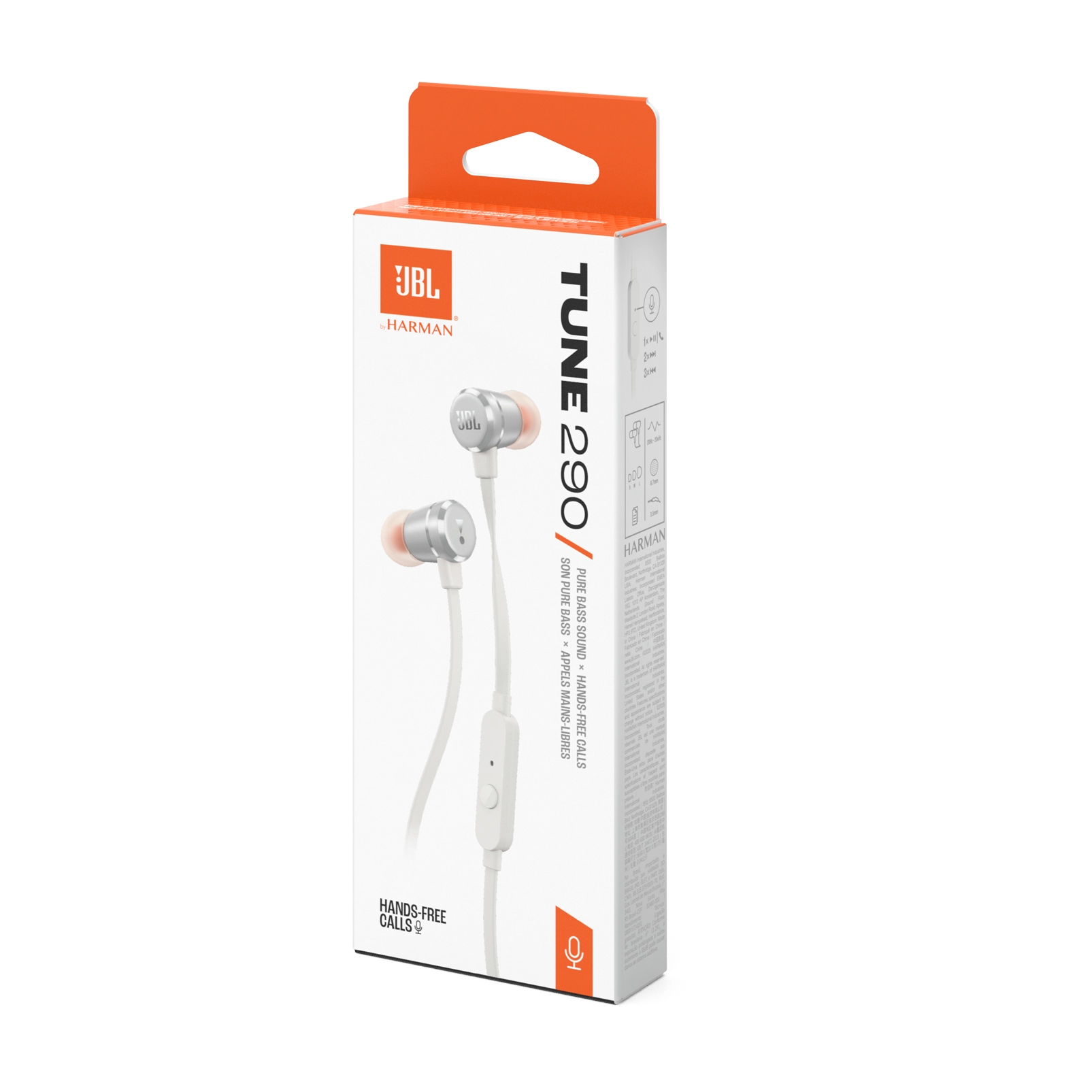 фото Наушники с микрофоном JBL Tune 290 Silver 2
