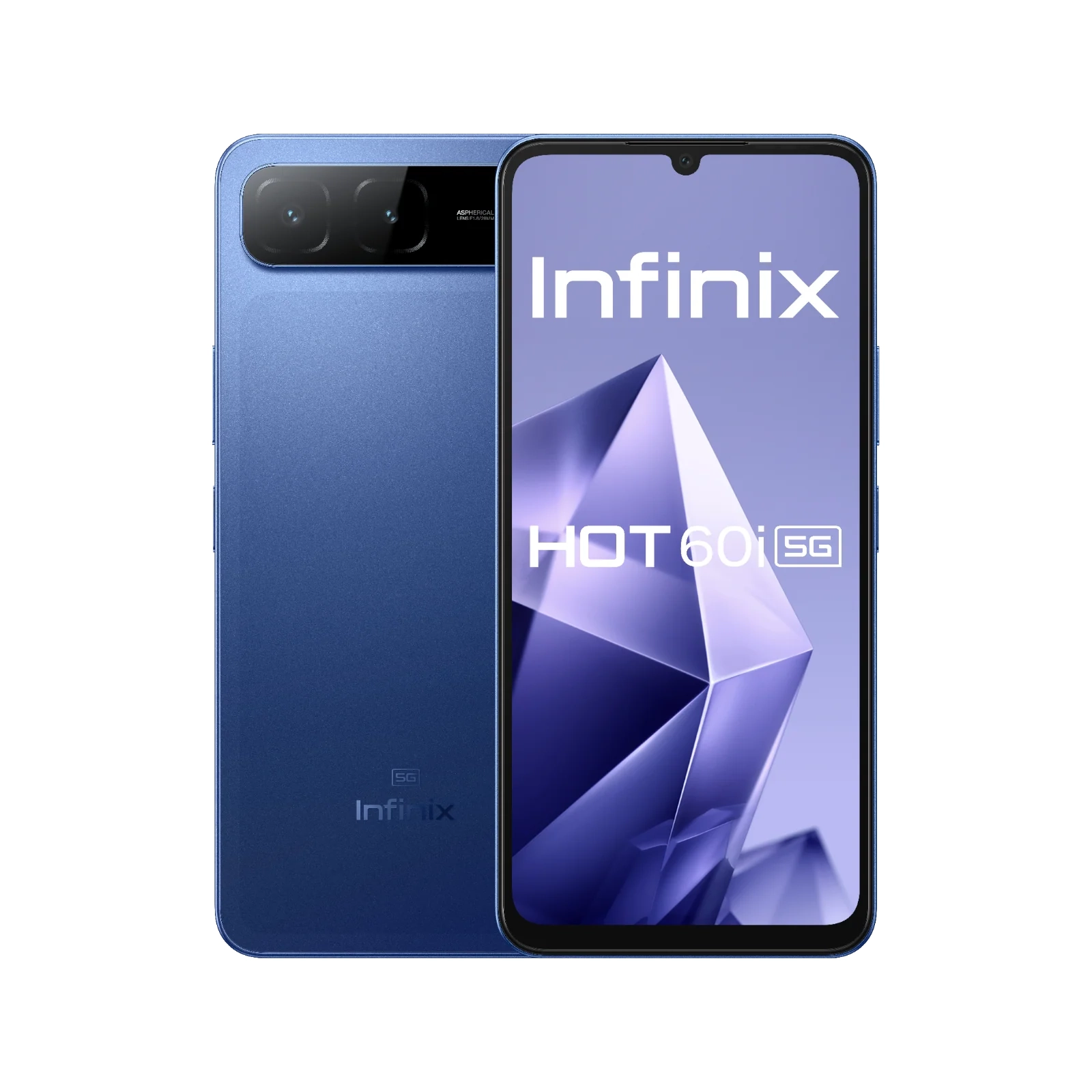 Smartfon Infinix HOT 60i 5G 8/256GB 6,75" 120Hz 50Mpix Niebieski