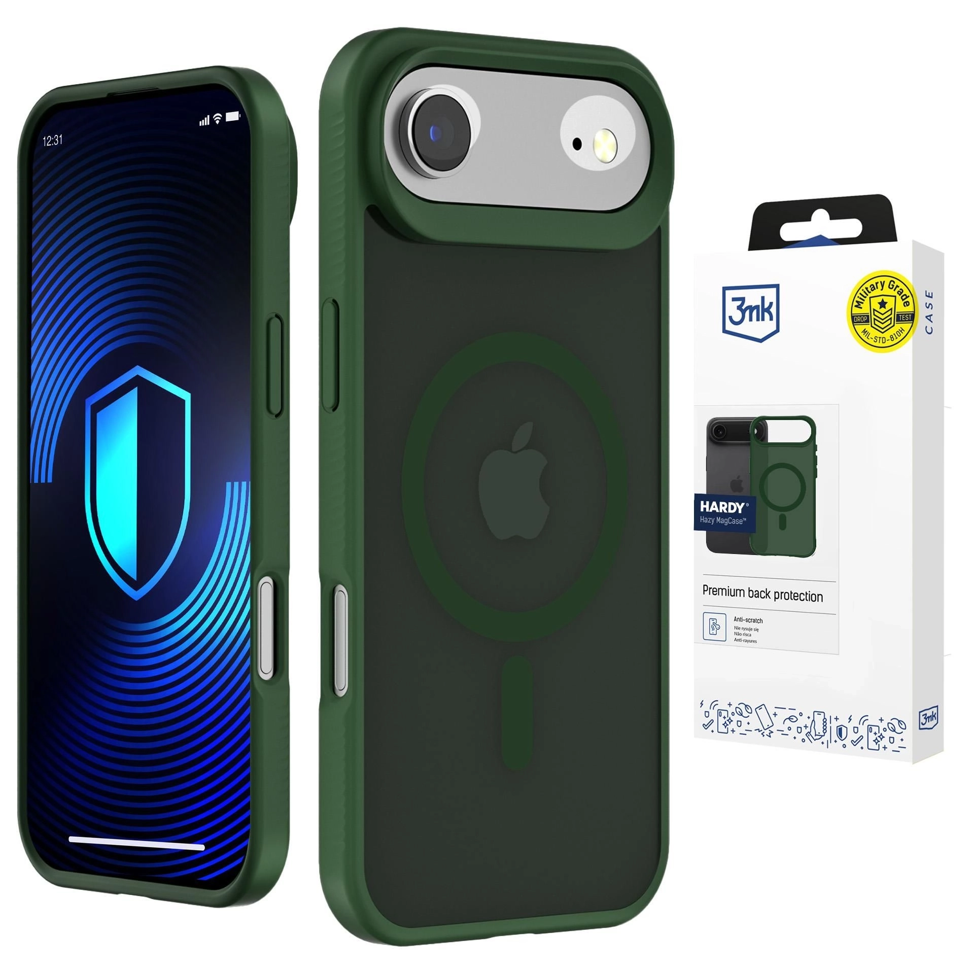 Etui 3mk Hardy Hazy MagCase do iPhone Air Zielony