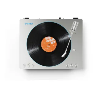 Gramofon FiiO TT13 Automatyczny Napęd paskowy Przedwzmacniacz Bluetooth Srebrny