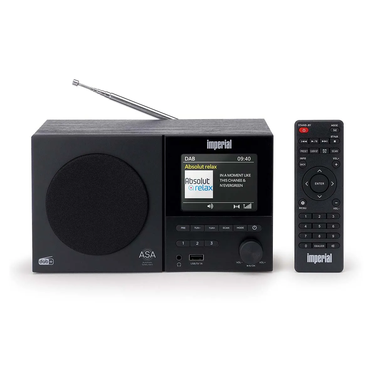 Radioodbiornik Imperial DABMAN 120 Radio FM DAB+ Bluetooth Czarny