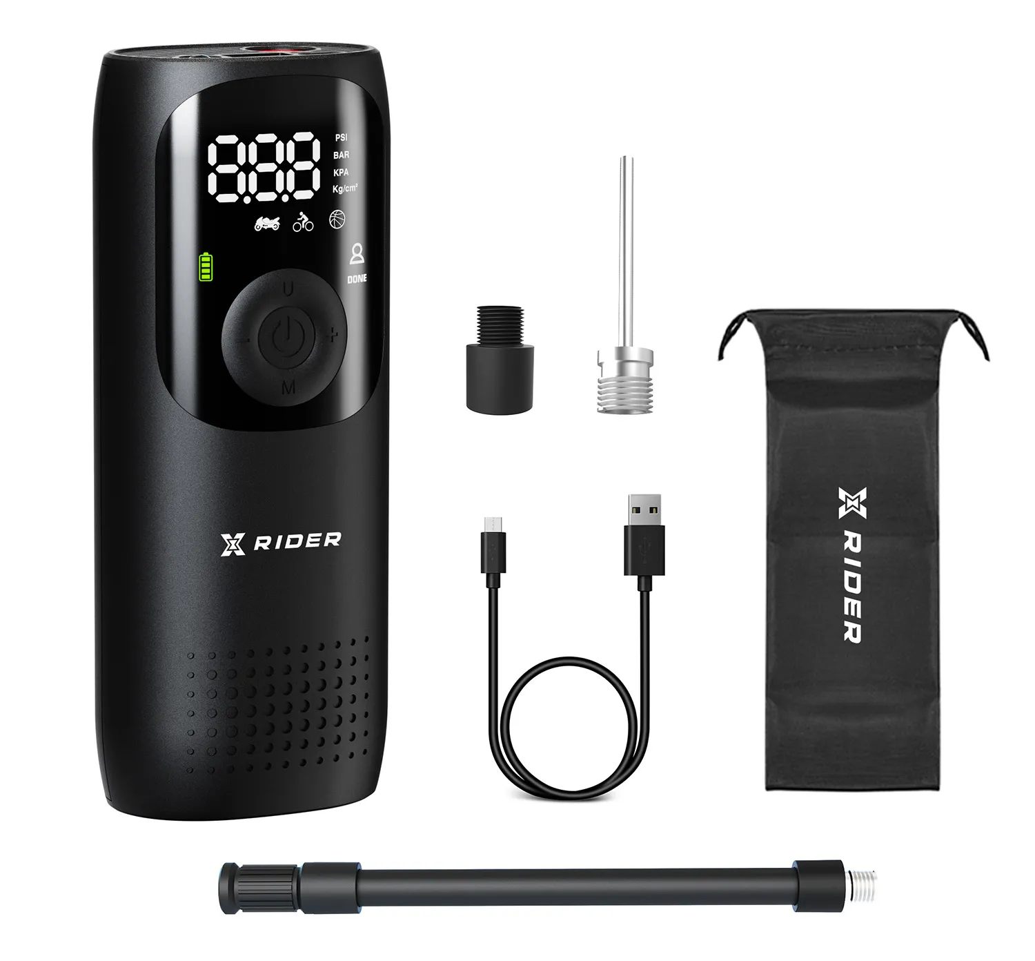 Kompresor pompka XRIDER XRAP003 Czarny