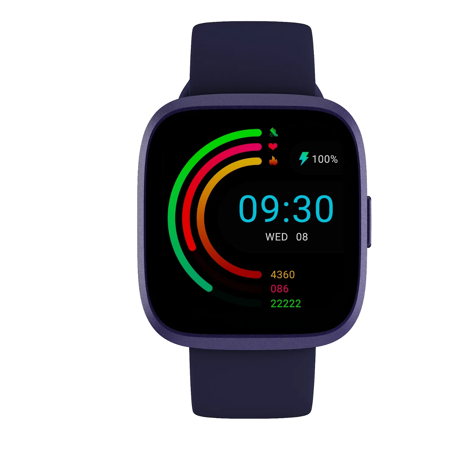 Smartwatch HiFuture EDGE Funkcje AI Fioletowy