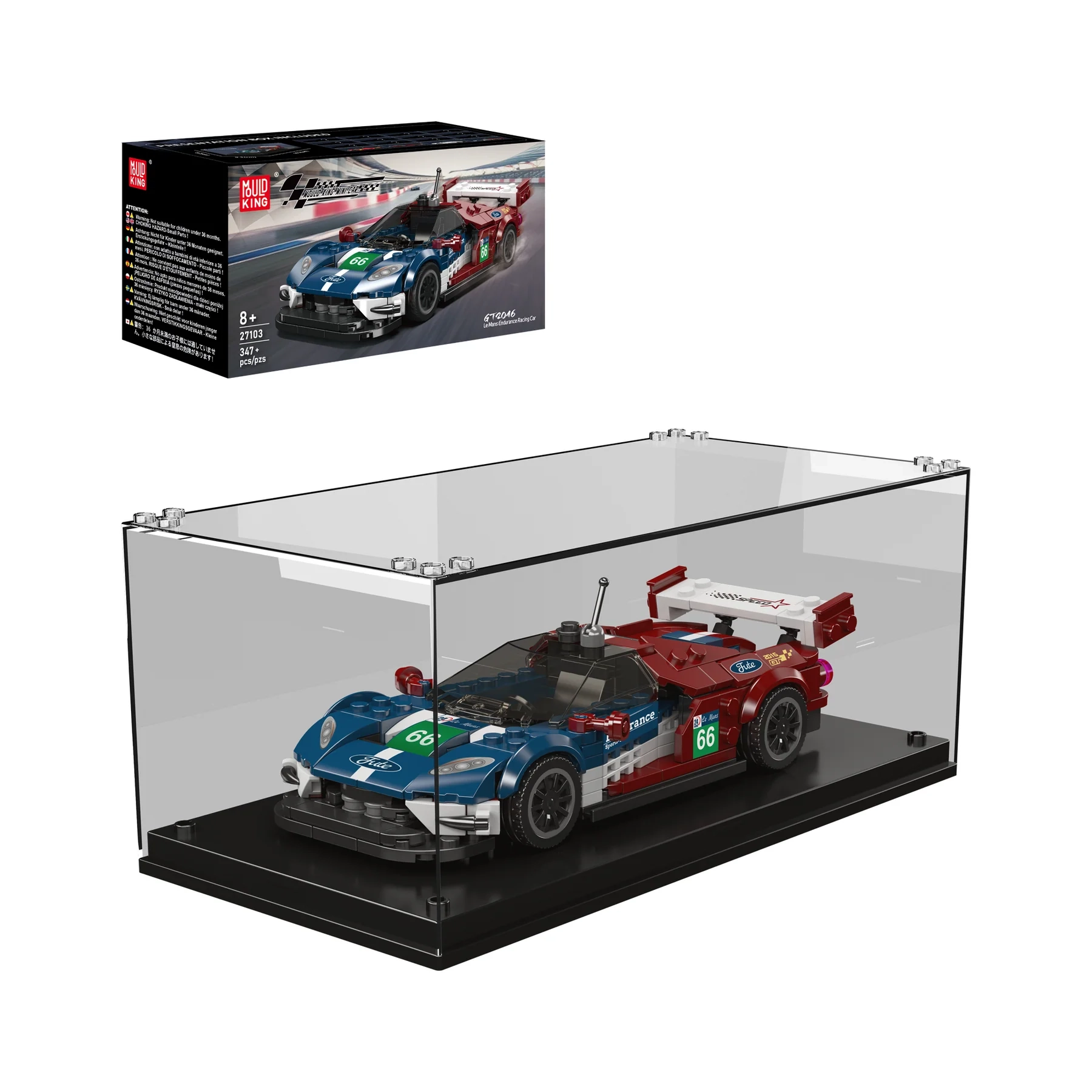 Klocki Mould King LeMans Endurance Racing Car 27103 Zestaw klocków z 347 elementów