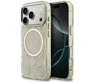Guess IML Peony Dot MagSafe do iPhone 17 Pro Beżowy