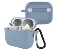 Bizon Case Headphone Silicone do AirPods Pro 3 Niebiesko-Szary
