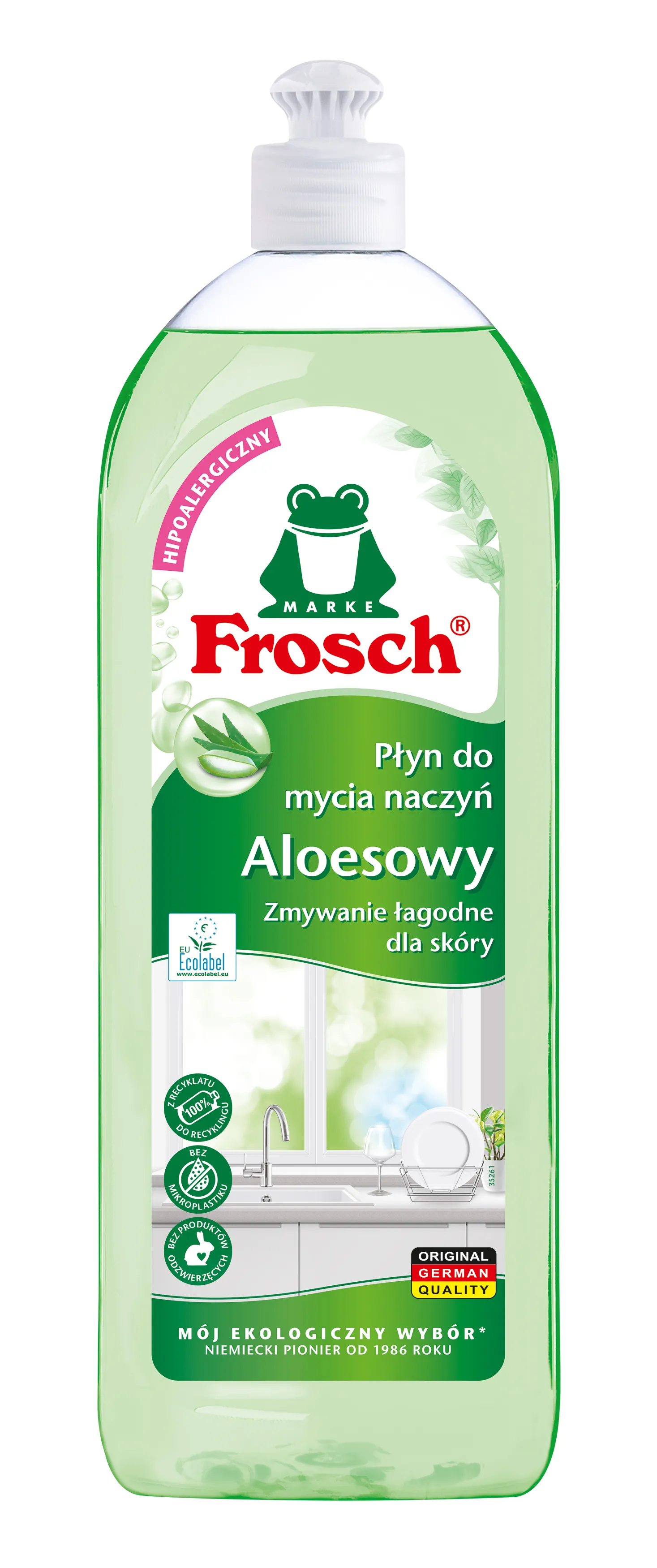 Płyn do mycia naczyń Frosch Aloesowy 750ml