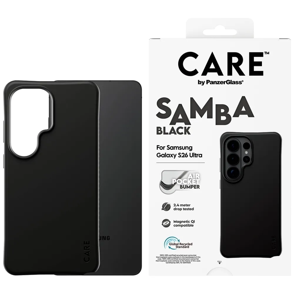 Etui PanzerGlass Samba Qi do Galaxy S26 Ultra Czarny