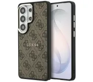 Guess 4G Embossed Ring MagSafe do Galaxy S26 Ultra Brązowy