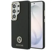 Guess Rhinestone Round Logo MagSafe do Galaxy S26 Ultra Czarny