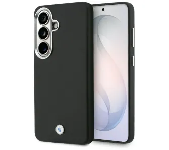 Etui BMW Sign Metal Logo MagSafe do Galaxy S26+ Czarny