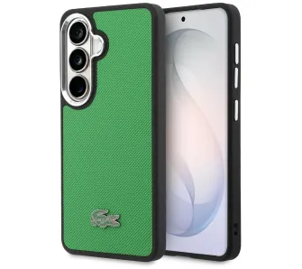 Etui Lacoste Full Wrap Petit Pique MagSafe do Galaxy S26+ Zielony