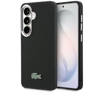 Etui Lacoste Full Wrap Petit Pique MagSafe do Galaxy S26+ Czarny