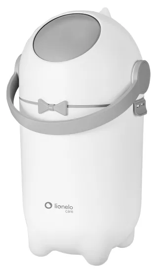 Kosz na pieluchy Lionelo Purebin White