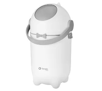Kosz na pieluchy Lionelo Purebin White