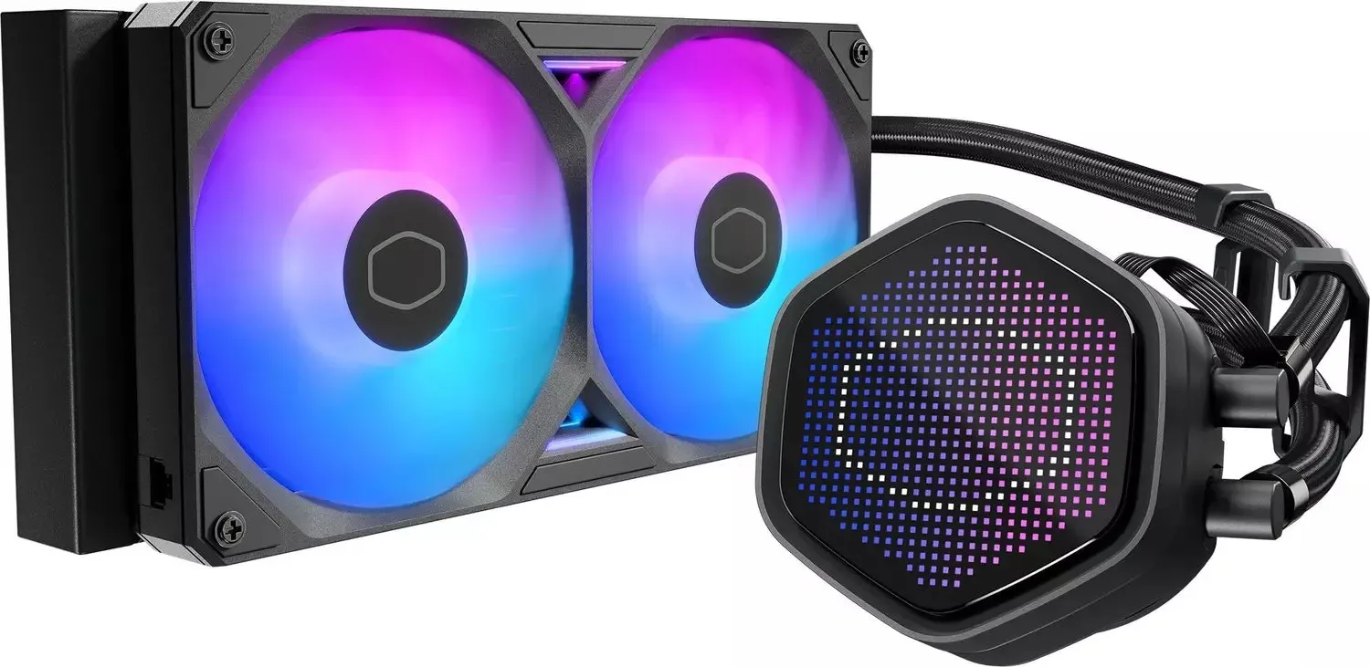 Chłodzenie Cooler Master MasterLiquid 240 Atmos II Pixel LCD Czarny