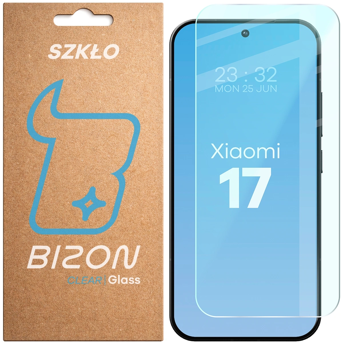 Szkło hartowane Bizon na ekran Glass Clear 2 do Xiaomi 17