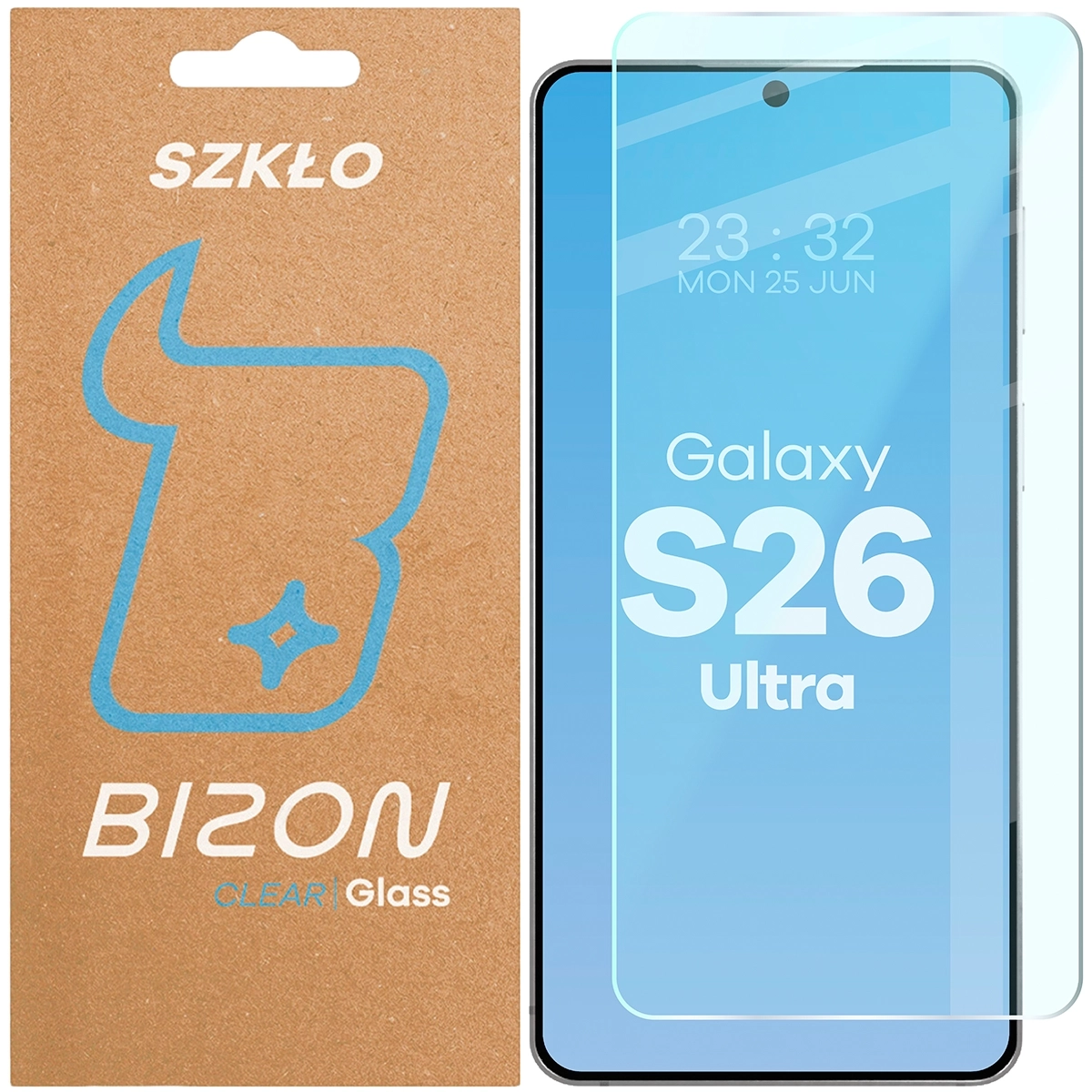 Szkło hartowane Bizon na ekran Glass Clear 2 do Galaxy S26 Ultra