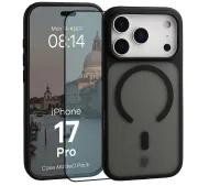 Bizon Case MatteO Pack do iPhone 17 Pro Czarny