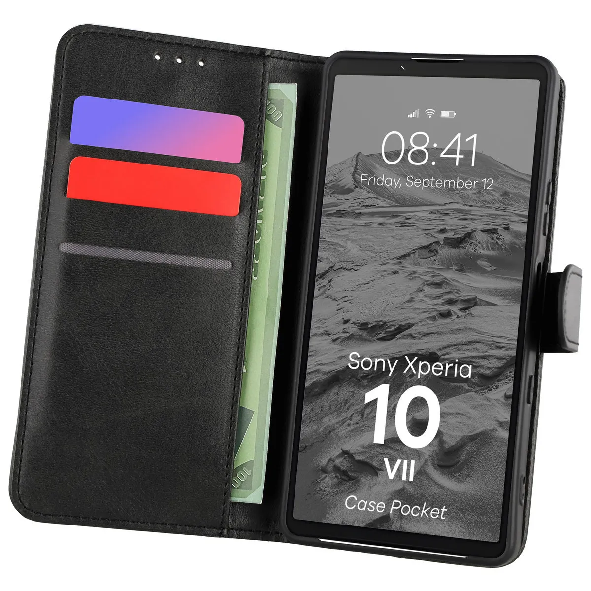 Etui Bizon Pocket do Sony Xperia 10 VII Czarny