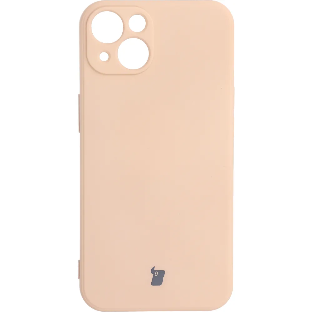 Etui Bizon Silicone do iPhone 13 Jasnoróżowy