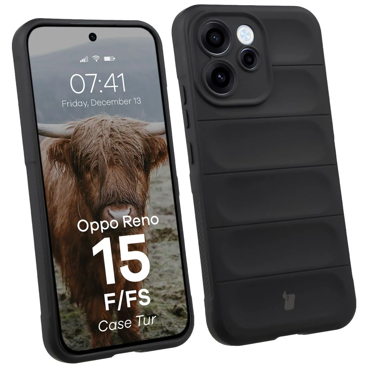 Bizon Tur do Oppo Reno 15 F / Oppo Reno 15 FS Czarny