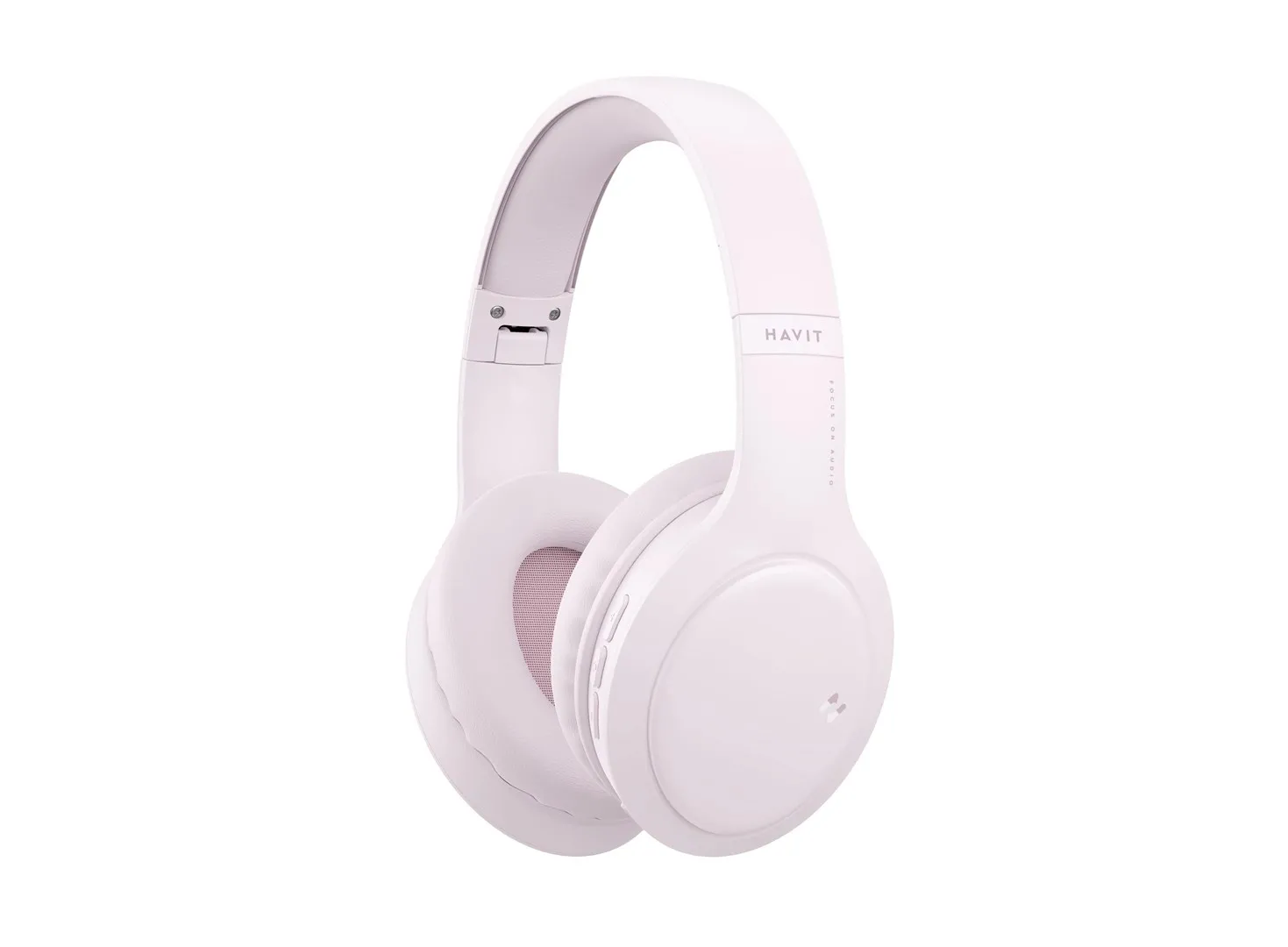 Słuchawki bezprzewodowe Havit H633BT Nauszne Bluetooth 5.3 Różowy